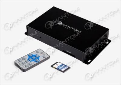 Купить Автомобильные видеорегистраторы 4-х канальный видеорегистратор с автоматическим переключением 4-х камер Phantom VR4x4 за 8500.00руб.